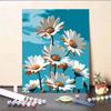 Pintura al Óleo Digital DIY Rosa Pintura al Óleo Pintada a Mano Curativa Hecha a Mano Decoración Floral Pintura Arte de Puesto Selección Estrella