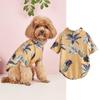 Ropa para Mascotas Estilo Hawaiano Verano Delgada Cuello Isla Palmera de Coco Hojas de Piña Camiseta Perro Gato