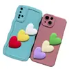Parches de Goma Suave de PVC Colección en Forma de Corazón Accesorios DIY para Zuecos, Coche, Hogar, Pegatinas para Refrigerador, Decoraciones, Accesorios para Fundas de Teléfono