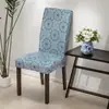 Funda de Silla de Seda de Leche Directa Transfronteriza para Uso en el Hogar, Funda de Silla de Comedor Estampada de Alta Elasticidad, Funda de Silla Antideslizante y Resistente al Desgaste, Al por Mayor en Stock