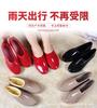 Comercio Exterior Transfronterizo Primavera y Verano Zapatos de Agua de Trabajo Bajos para Mujer Zapatos Yuanbao Bajos de Moda Zapatos de Lluvia Bajos Zapatos de Goma Antideslizantes para Cocina