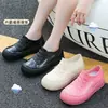 Botas de Lluvia para Mujer, Nuevos Zapatos Impermeables Resistentes al Desgaste, Botas de Lluvia Exteriores de Moda, Botas de Agua de Caña Baja que Aumentan la Altura con Suela Gruesa, Zapatos de Goma para Cocina y Lavado de Autos