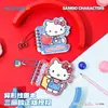 Cuaderno de Espiral con Forma Especial Sanrio Hello Kitty de Guangbo, Cuaderno de Dibujos Animados con Licencia Oficial, Se Puede Abrir Completamente como un Cuaderno de Vocabulario