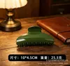 Pinza Ovalada Fotosensible de Gama Alta para Mujer, Tamaño Grande para Cabello Grueso, Accesorio para el Cabello de Pinza de Tiburón