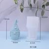 Muñeca sin rostro Enanos Molde para velas DIY Epoxi Anciano sin rostro Piedra expandida para aromaterapia Molde de yeso