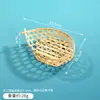 Bandeja de Chá Jogo da Velha de Bambu Estilo Chinês Prato de Lanche Doce Montanha-russa de Chá Retrô Suporte para Copo Bandeja de Mesa de Bambu