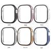 Adequado para Apple Iwatch8Ultra Capa de Relógio PC Galvanizada Capa Applewatch Filme Integrado Capa Protetora Temperada