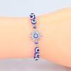 Pulsera de ojo de diablo con cuentas de ojo de pez azul, fabricantes de pulseras de amuleto a largo plazo, Europa y Estados Unidos