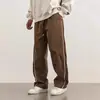 Novas Calças Casuais Bordadas Masculinas Moda de Rua Europeia e Americana Marca de Moda Retrô Calças Jogger Casuais Dropshipping Transfronteiriço Masculino