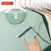 Nuevo Jersey de Color Sólido con Cuello Redondo de Manga Larga Casual para Primavera y Otoño, El Más Fácil de Combinar, Sudadera sin Capucha, Top Interior Casual Holgado