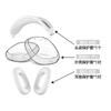 Para Conjunto de Fones de Ouvido Apple airpods Max Conjunto de Silicone Capa Macia Estojo para Fone de Ouvido Montado na Cabeça Conjunto de Três Peças em estoque