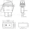 Interruptor Eléctrico Kcd3 con Homologación ETL para EE. UU., Resistente al Agua, a Prueba de Aceite, de Alta Calidad, tipo Balancín, de Encendido/Apagado, 16A