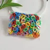 Elástico de Cabelo Infantil Cor de Doce Estilo Nó de Bambu Anel de Cabelo Tamanho Pequeno para Bebê Elástico de Polegar Meninas Amarrar Rabos de Cavalo Anel de Cabelo Corda de Cabelo