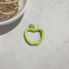 Chaveiro Colorido de Maçã com Fecho de Mola Simples Abertura Argola de Mola DIY Acessório de Celular Peças de Chaveiro