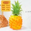Abacaxi Simulado Modelo de Fruta Falsa Cabeça de Abacaxi Falsa Decoração de Loja de Frutas Adereço para Fotografia Material Didático Infantil