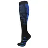 Calcetines de compresión de fitness nuevos y modernos para hombre y mujer, calcetines deportivos largos para correr, elásticos, absorbentes de sudor, transpirables