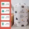 Bolsa de Colcha Cilíndrica con Cordón de Dibujos Animados para Uso Doméstico, Bolsa de Almacenamiento de Ropa, Set Impermeable de Almacenamiento para Mudanzas