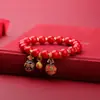 Pulsera de Cerámica Hecha a Mano Estilo Étnico Vintage 2024 para Hombres y Mujeres, Colgante de Joyería de Cerámica Multicolor al por Mayor