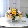 Arranjo de flores para mesa de conferência flor artificial arranjo de flores sala de conferência ornamento central de mesa decoração de mesa de jantar mesa pequena de escritório flor