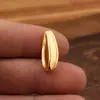 Adorno de lingote de oro pequeño brillante de aleación de imitación sólida, regalo estilo chino, lingote de oro