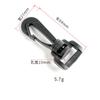 Accesorios de equipaje hechos a mano de alta calidad, hebilla de gancho de plástico, hebilla colgante, hebilla elástica giratoria, hebilla de gancho de langosta multifuncional