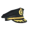 Chapéus de Cor Única com Aba Larga, Chapéus Africanos de Aba Larga, Chapéus de Piloto e Capitão Personalizados, Chapéus de Uniforme Profissional, Fabricante Personalizado