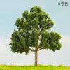 Modelo de mesa de arena musgo de árbol decoración de micropaisaje fondo árbol falso modelo de paisajismo de alta simulación abeto de frijol rojo árbol de Navidad
