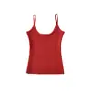 Nuevo Estilo Primavera y Verano 2026 Top sin Mangas Elástico de Punto Ajustado Adelgazante con Escote en V Estilo Chica Sexy Caliente Top Corto