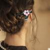 Horquilla para falda con cara de caballo, accesorios para la cabeza, tocado Hanfu, disco para la parte posterior de la cabeza, horquilla antigua, nueva borla china, accesorios para el cabello paso a paso para mujeres