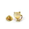 Broche de Hebilla para Cárdigan, Lindo Broche Fijo para Ropa con Ojo de Gato Incrustado, Artefacto de Hebilla Anti-Exposición, Escote de Lujo de Alta Gama