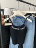 Nueva Camisola Estampada Estilo con Almohadilla en el Pecho Versión Ajustada sin Espalda Estilo Interior Hermosa Espalda Elástica Camisola Top para Mujer