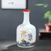 Jarro de Vinho, Garrafa de Vinho, Garrafa Vazia, Jarro de Vinho Cerâmico de Jingdezhen, 0,65kg Catties, Caixa de Presente de 2,5kg, Jarra de Vinho Doméstica Selada de Xizang