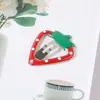 Exquisito Nuevo Pasador para el Cabello con Forma de Fruta Que No Daña el Cabello, Lindo Pasador Metálico de Presión Hueco para Flequillo, Accesorio para el Cabello BB Clip