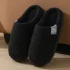 Pantuflas de Algodón para Casa de Otoño e Invierno para Parejas Hombres y Mujeres Forradas de Felpa para Mantener Caliente Pantuflas de Punta Abierta para Interiores Ropa de Abrigo para Hombres Pantalón Corto Casual Zapatos de Algodón