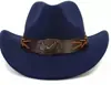 Sombrero Transfronterizo Cabeza de Vaca Cinturón Decorativo Estilo Étnico Retro Cuero PU Remache Cinturón Tejido a Mano Accesorios para Sombrero Vaquero