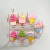 Accesorios de joyería de resina con temática de helado: Collares, pulseras, colgantes, llaveros y dijes para fundas de teléfono para hacer tú mismo