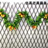 Rattan Sintético Planta Techo Restaurante de Frutas Decoración Planta Verde Granja Vegetal y Fruta Flor Enredadera Fruta Roja de Año Nuevo Artificial Alta