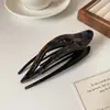 Elegante pinza para el pelo de acetato estilo francés cola de golondrina para mujer, accesorio para el pelo grande lujoso y elegante para la parte posterior de la cabeza