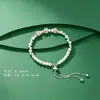 Pulseira de Pérolas Fashionable Estilo Ins de Luxo Leve com Design Exclusivo e Pedras de Zircônia, um Presente para Namoradas ou Amigas no Festival Qixi, Atacado