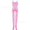 Medias de Red Sexy Transparentes Caladas con Ligas, Body de Malla de una Pieza, Ajustado Exquisito Jacquard, Comercio Exterior W222