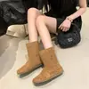 Botas de Mujer Estilo Melard 2026 Verano Huecas Transpirables Suaves Planas Cortas Moda Versátiles Casuales Botas de Malla Sandalias