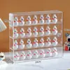 Caja de Almacenamiento Linda para Figuras, Juguetes de Patitos Amarillos Pequeños, Vitrina, Caja de Almacenamiento Transparente de Acrílico para Adornos