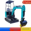 Escavadeira Pequena de Esteira de Nova Energia Bateria de Lítio Fácil de Operar Fabricante de Mini Escavadeiras Venda Direta Mini Escavadeira Elétrica