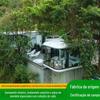 Turismo de Natureza Mini Hotel Pousada Espaço de Alumínio Banye Pousada de Luxo Montada Cápsula Espacial para Influenciadores