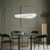 Lámpara de dormitorio simple estilo japonés lámpara de araña de diseñador de restaurante famoso lámpara de sala de té de seda arte nórdico
