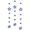 Guirlanda de Número Estrela Dourada Brilhante Rose Gold Multicolor 13 16 18 25 30 40 50 60