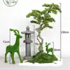 Celebridade da Internet Pin de Boas-Vindas Artificial Personalizado Grande para Paisagismo Interno e Externo Ornamentos Decorativos Atacado Podocarpus Árvore Artificial