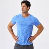 Camiseta Deportiva de Manga Corta Holgada para Hombre, Fresca, Transpirable, para Correr al Aire Libre, Ocio, Entrenamiento Físico, Secado Rápido 51231