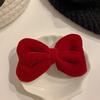 Pasador de Moño para Niñas, Tocado de Princesa Bailarina Rojo, Lindo Pasador para Bebé Niña, Accesorios para el Cabello de Año Nuevo para Niños