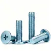 Tornillo Galvanizado Cruz Phillips Cabeza Plana Grande Perno Cabeza Plana Cabeza Ultra-Delgada Tapa Grande Tornillo No Estándar M1.6M2M3M4M5M6